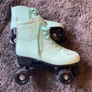 Mint Green Roller Skates